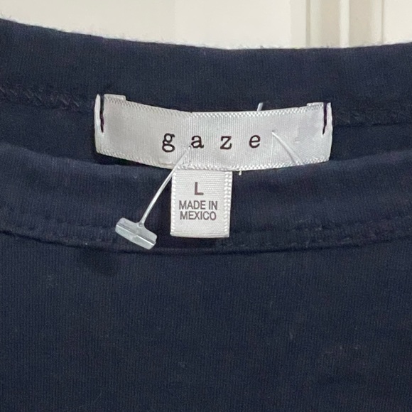 colorblock cropped shirt - Picture 2 of 2